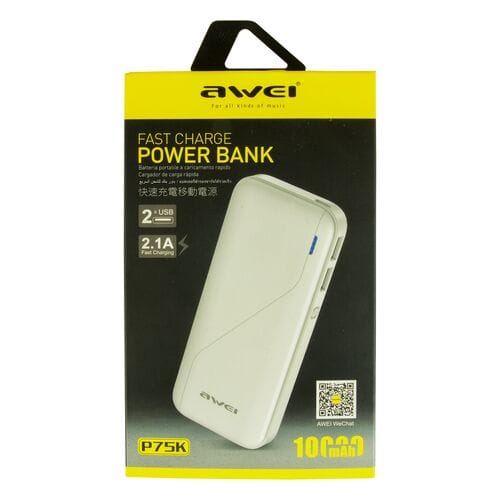 Power Bank Awei P75K 10000 мАч оптом