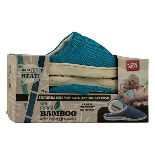 Тапочки cool bamboo anti-fatigue gel slippers оптом