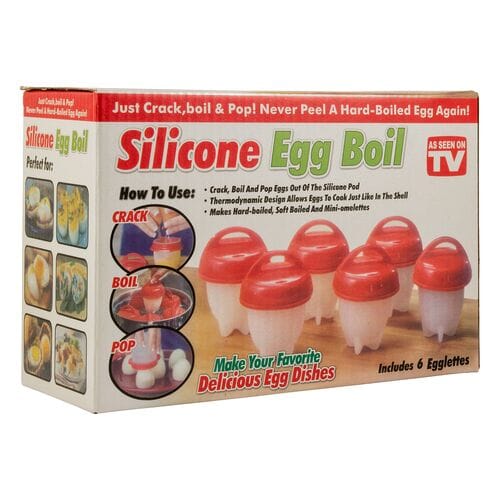Силиконовые формы для варки яиц без скорлупы Silicone Egg Boil оптом