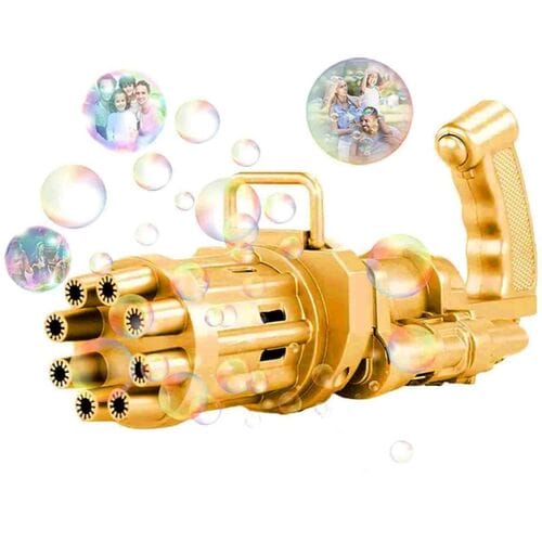 Пулемет для мыльных пузырей Gatling