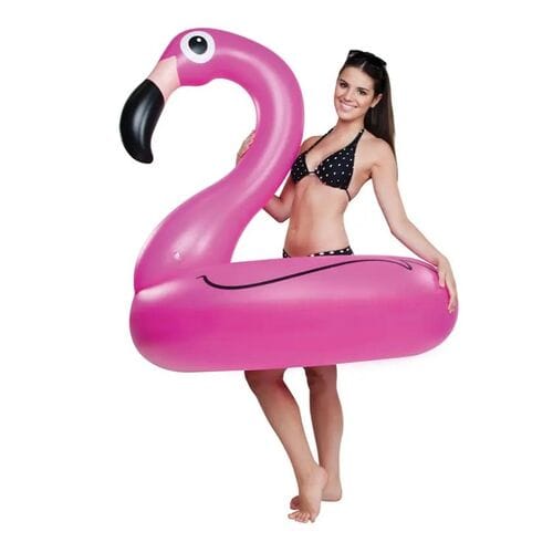 Круг для плавания Розовый фламинго 120 см оптом
