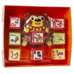 Кубики медвежонка Ыха игровой набор с раскраской
