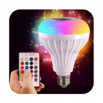 LED Music Bulb умная лампа динамик с пультом