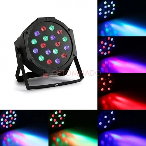 Прожектор RGB для дискотеки 18 LED