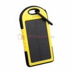 Внешний аккумулятор на солнечной батарее Power Bank Solar Charger 5000 mAh