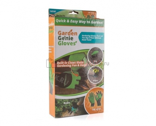 Садовые перчатки с когтями Garden Genie Gloves
