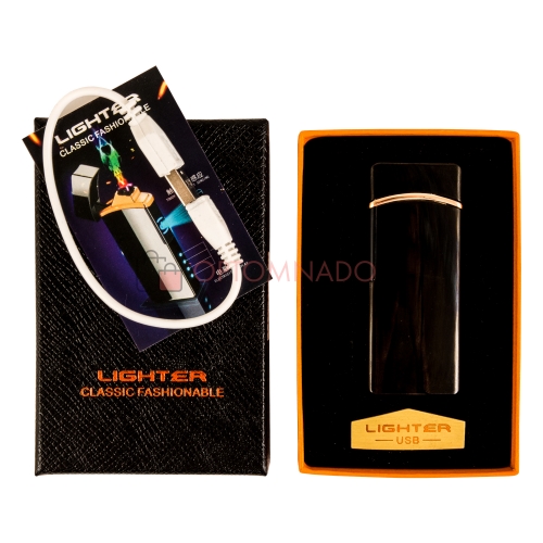 Электроимпульсная зажигалка с зарядкой от usb Lighter Classic Fashionable арт.1