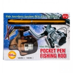 Складная удочка с катушкой Pocket Pen Fishing Rod